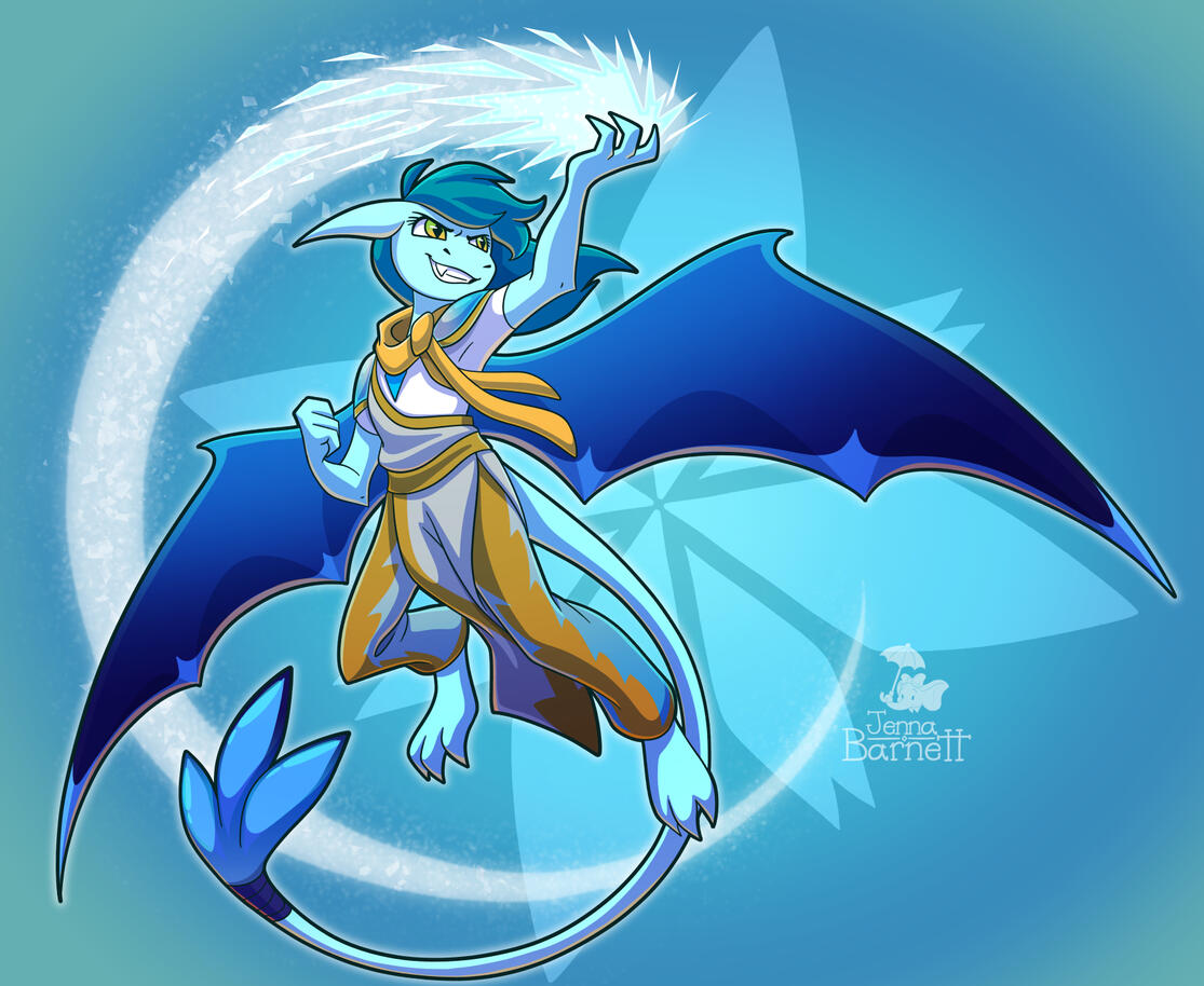 Dracea Snowlily (original character by animacmythiatails) Dracea Snowlily (original character by animacmythiatails)