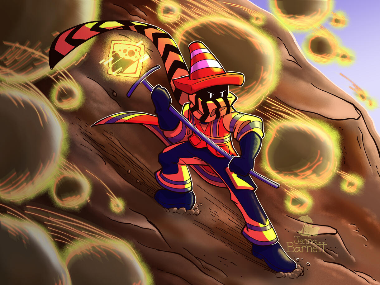 Beware of Falling Rocks! (original character by swordy-da-goat)